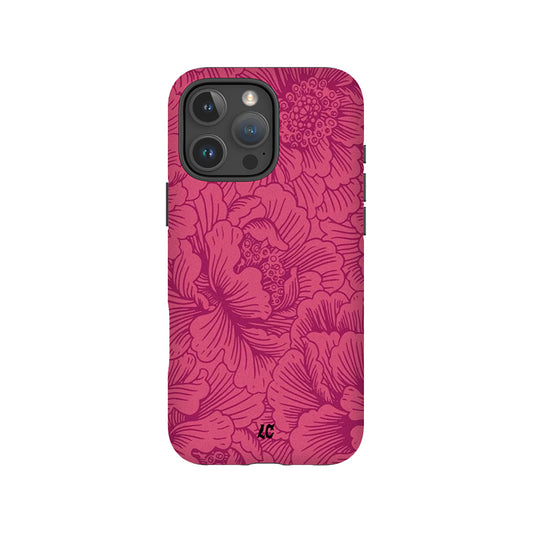 Pink Flowers iPhone Case