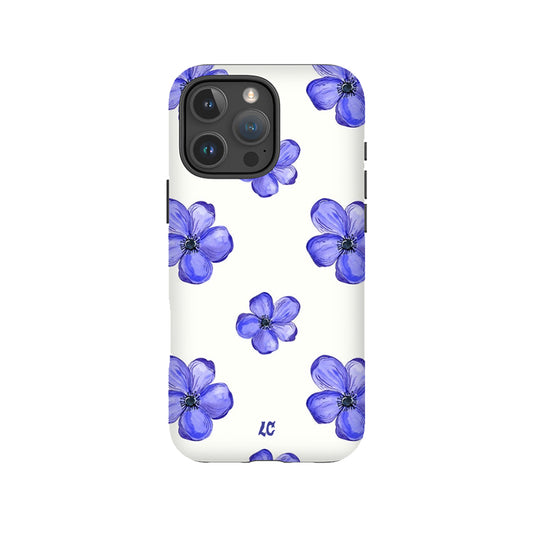 Blue Hibiscus iPhone Case